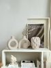 3PC Ceramic Vase Set, Modern Minimalist Style Hollow Spiral Vase, Decorative Vase For Home Living Room Bedroom Office, Ornaments_maomaolike.com