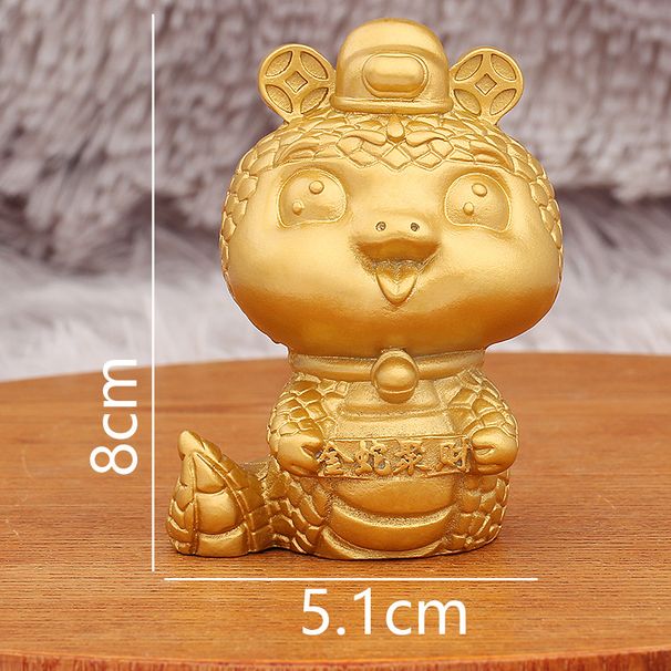 2025 Year Of The Lucky Mascot Little Snake Plush Toy Cute Treasure Gathering Gift Desktop Decoration Metal Ornament Craft_maomaolike.com