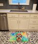 Schnauzer Hippie Dawg Memory Foam Kitchen Mat Machine Washable Anti-Fatigue Mat Cushion Comfort Bath Mat Or Kitchen Rug_maomaolike.com