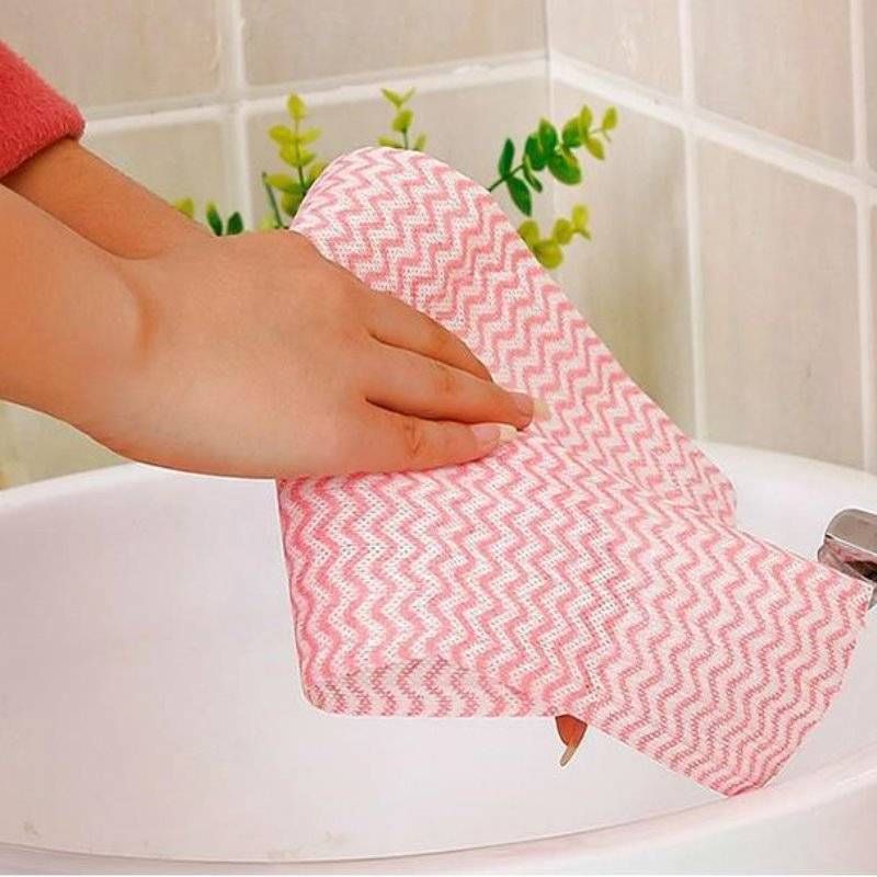 Non-oiled non-woven dish cloth disposable dish towel kitchen supplies lazy dishcloth_maomaolike.com