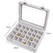 Jewelry Storage Box Earring Ring Necklace Jewelry Display Box Jewelry Classification Dustproof Transparent Flip Lid Jewelry Box_maomaolike.com