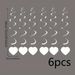 13 Pcs Wedding Decorations Set Include Just Married Garland And 12 Heart Hanging Streamers White Foil Spiral Ceiling Pendent Just Married Photo Banner For Wedding Bridal Shower Party Decoration_maomaolike.com