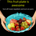 High-end Creative Home Flip Cover Personalized Shell Fruit Transparent Plastic Thickened Living Room Multi-functional_maomaolike.com