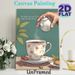 Tea Time Themed Painting Poster, Soft Watercolor Warm Tea-pouring Scene Poster, Cozy Tranquil Decor Ideal For Kitchen, Dining Room Or Café Wall_maomaolike.com