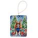 Cavalier Spaniel Christmas Reindeer Porcelain Ornament Christmas Tree Hanging Decorations For Home Christmas Holiday, Rectangle, Gift, Multicolor_maomaolike.com