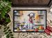 Italian Greyhound The Chef Doormat Front Door Mat Indoor Outdoor Rugs For Entryway, Non Slip Washable Low Pile, 24H X 36W_maomaolike.com