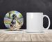 Bluetick Coonhound Spring Path Large Sandstone Coasters Pack Of 4 Absorbent Round Coasters Decor Gifts For Men Or Women, 4 In, Multicolor_maomaolike.com