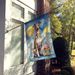 Greyhound Happy Birthday House Flag Large Porch Sleeve Pole Decorative Outside Yard Banner Artwork Wall Hanging, Polyester, House Size, Multicolor_maomaolike.com