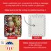 Chihuahua And Santa Claus Porcelain Ornament Christmas Tree Hanging Decorations For Home Christmas Holiday, Rectangle, Gift, Multicolor_maomaolike.com