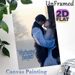 Wuthering Heights Themed Painting Poster, Melancholic Rainy Romantic Vintage Period Couple Scene Poster, Evocative Emotional Depiction Ideal For_maomaolike.com