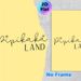Pipikaka Land Typography Painting Poster, Soft Yellow Minimalist Handwritten Style Poster, Delicate Firework Accents For Cozy Living Room, Bedroom_maomaolike.com