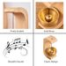 Magnetic Door Chime Bell, Wooden Shopkeepers Bell For Door Opening - Ding Ding Sound_maomaolike.com