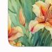 Utah Sego Lilies In Watercolor Memory Foam Kitchen Mat Machine Washable Anti-Fatigue Mat Cushion Comfort Bath Mat Or Kitchen Rug_maomaolike.com