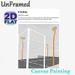 Padel Themed Painting Poster, Minimalist Abstract Padel Court Scene Poster, Sleek Sports-inspired Decor Suitable For Game Rooms, Sports Clubs And_maomaolike.com