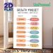 Growth Mindset Painting Poster, Soft-colored Motivational Comparative Text Poster, Fosters Positive Thinking, Ideal For Office, Study Room And_maomaolike.com