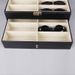 Unisex PU leather 12 pairs of double-layer glasses box sunglasses Sunglasses storage display packaging box_maomaolike.com