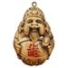 Brass Handle Piece Yuanbao God Of Wealth Daily Progress Money Stress Relief Artifact Cultural Plaything Gift For Elders Craft_maomaolike.com