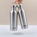 Stainless Water 350-2000ml Big Mouth Single Wall Drinking Sports Bottle Flasks With All Steel Lid_maomaolike.com