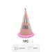 12 Pieces Rainbow Birthday Party Hats 34cm*19cm_maomaolike.com