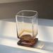 Ancient Niche Design Maillard Short Foot Cup Ins Style Glass Juice Cup Bubble Water Cup Cocktail Cup_maomaolike.com