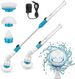 Electric Cleaning Brush, Multi-functional, Automatic Rotating, Telescopic, Wireless Charging, Long-handled, Stiff-bristled Floor Cleaning Tool Brush._maomaolike.com