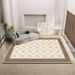 Living Room Rug Large Size Rug Abstract Geometric Pattern Bedroom Rug Plush Pile, Washable Thickened Underlay Bedside Rug Home Decor Rug_maomaolike.com