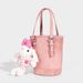 2026 New Niche Design Pink Summer Bucket Bag, High-end Handbag, Fashionable Trendy Shoulder And Crossbody Bag_maomaolike.com