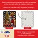 Fawn Pug And Santa Claus Porcelain Ornament Christmas Tree Hanging Decorations For Home Christmas Holiday, Rectangle, Gift, Multicolor_maomaolike.com