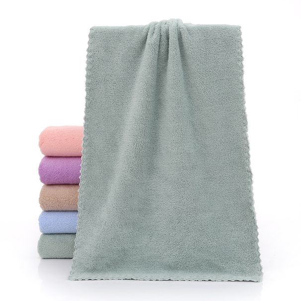 Thickened Absorbent Cotton Towel With Coral Velvet Surface_maomaolike.com