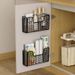 Kitchen Inner Organizer Box Hook Cling Film Bag Cabinet Door Hanging Basket Storage Rack_maomaolike.com