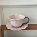 Niche Ladies' High-value Latte Cup Beautiful Coffee Cup And Saucer Set_maomaolike.com
