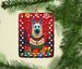 German Shepherd Holiday Christmas Porcelain Ornament Christmas Tree Hanging Decorations For Home Christmas Holiday, Rectangle, Gift, Multicolor_maomaolike.com