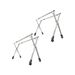 SOGA 2X 2.0m Portable Standing Clothes Drying Rack With Wheels_maomaolike.com