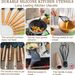 Hot Sale Silicone Wooden Handle Kitchenware 44-Piece Cooking Spatula Soup Spoon Non-Stick Pan Tableware Kitchen Tool Set_maomaolike.com