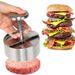 Stainless Steel Patty Press - Professional Burger Mold For Uniform Thickness (11.5cm & 14cm, Dishwasher Safe, Non-Stick,_maomaolike.com