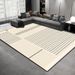 Living Room Rug Large Size Gorgeous Gold Frame Design Bedroom Rug Plush Thickened Machine Washable Thickened Underlay Interior Decorative Rug_maomaolike.com