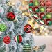 16 PCS Christmas Tree Balls Ornaments Shatterproof Hanging Ornaments Glittering Plastic Xmas Tree Pendants For Christmas Holiday Party Wedding Decoration_maomaolike.com