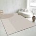 Living Room Rug Large Size Gorgeous Gold Frame Design Bedroom Rug Plush Thickened Machine Washable Thickened Underlay Interior Decorative Rug_maomaolike.com