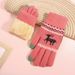 Sports Gloves Skiing Cycling Motorcycle Hiking Touch Screen Gloves Women's Fleece Velvet-thickened Deer Wool Warm Knit Gloves_maomaolike.com