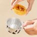 Reusable Aluminum Foil Bowl, Heat-resistant Baking Tray, Circular Pudding And Egg Tart Mold, Suitable For Ovens, Steamers, And Microwaves_maomaolike.com