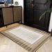 Living Room Rug Large Size Gorgeous Gold Frame Design Bedroom Rug Plush Thickened Machine Washable Thickened Underlay Interior Decorative Rug_maomaolike.com