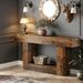 Wooden Console Table, Farmhouse 2-Tier Sofa Table Entryway Table_maomaolike.com