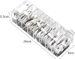 Plastic Cable Management Box, Cable Management Box,White Cable Management Box, With 10 Wire Ties, Clear Powe R Cord Organizer With 8 Compartment_maomaolike.com