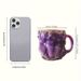Resin Coffee Mug, Stainless Steel Lining, Hand Wash Only, Reusable, Heat Resistant, Suitable For Home And Office_maomaolike.com