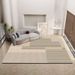 Living Room Rug Large Size Gorgeous Gold Frame Design Bedroom Rug Plush Thickened Machine Washable Thickened Underlay Interior Decorative Rug_maomaolike.com