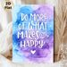 Inspirational Quote Painting Poster, Soft Watercolor Blue-purple Gradient With Stars And Heart Poster, Uplifting Motivational Decor Ideal For Bedroom_maomaolike.com