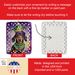 Dachshund King Of Mardi Gras Porcelain Ornament Christmas Tree Hanging Decorations For Home Christmas Holiday, Rectangle, Gift, Multicolor_maomaolike.com