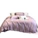 Luxury 100-Count Tencel Set Four-Piece Quilted Cotton Bed Sheet Ice Silk Naked Sleep Silky High-End Bedding_maomaolike.com