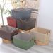 Rattan Woven Snack Foldable Straw Toy With Handle Storage Laundry Miscellaneous Basket_maomaolike.com