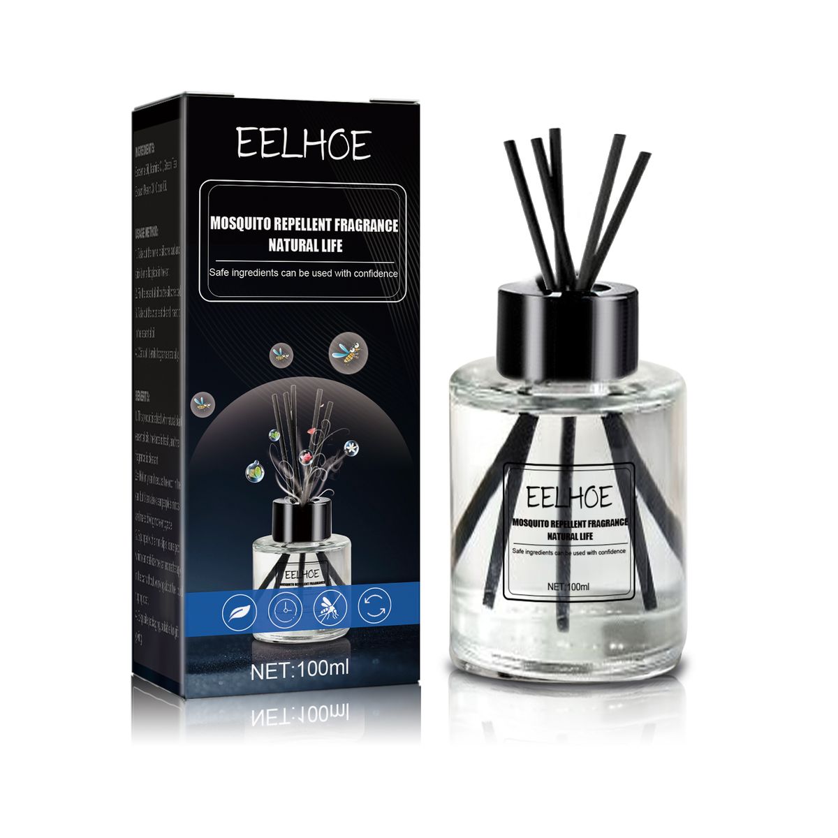 EELHOE Mosquito Repellent Perfume, Indoor Car Perfume Fresh Air To Prevent Mosquito Bites Mosquito Repellent Aroma_maomaolike.com